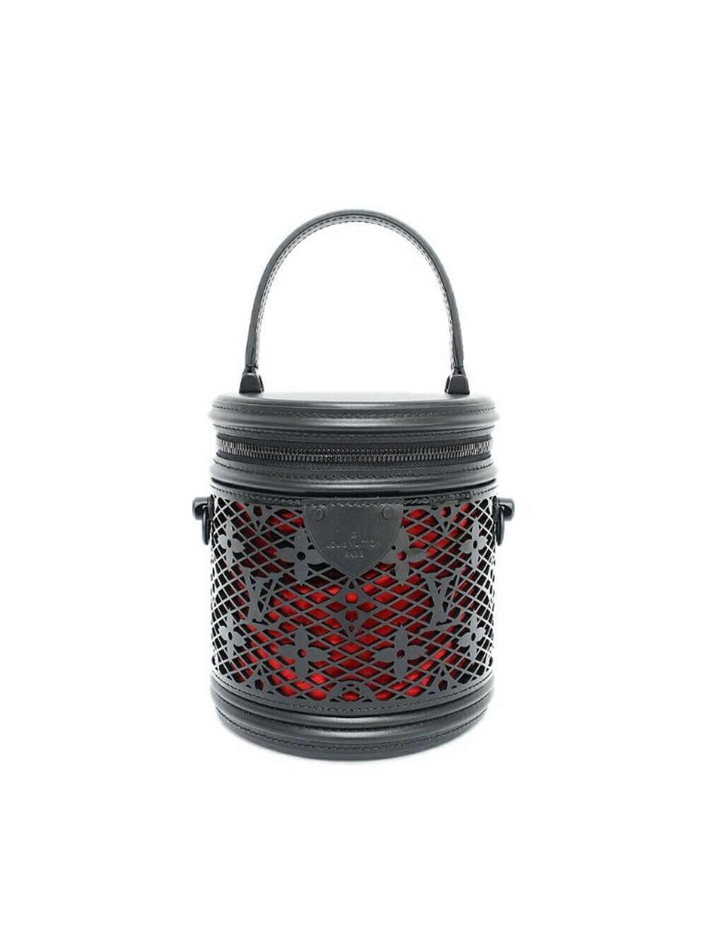 Louis Vuitton Cannes Vanity Shoulder Bag 2-Way Monogram Lace Black